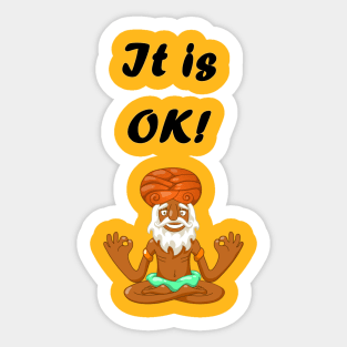 It's OK! - On the Back of Sticker